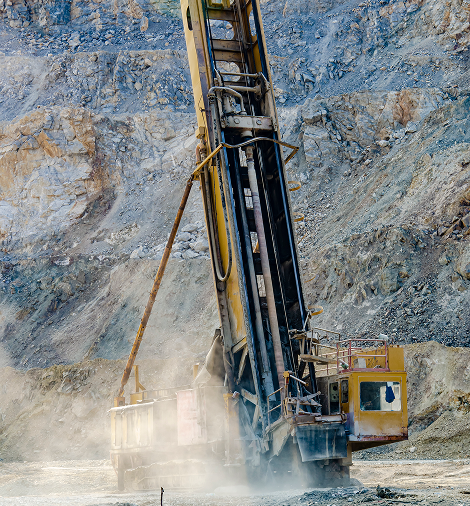 Infographic detailing mining water