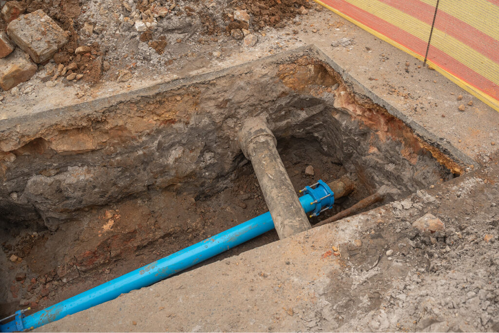 Re-Solve- Site photo of water infrastructure project